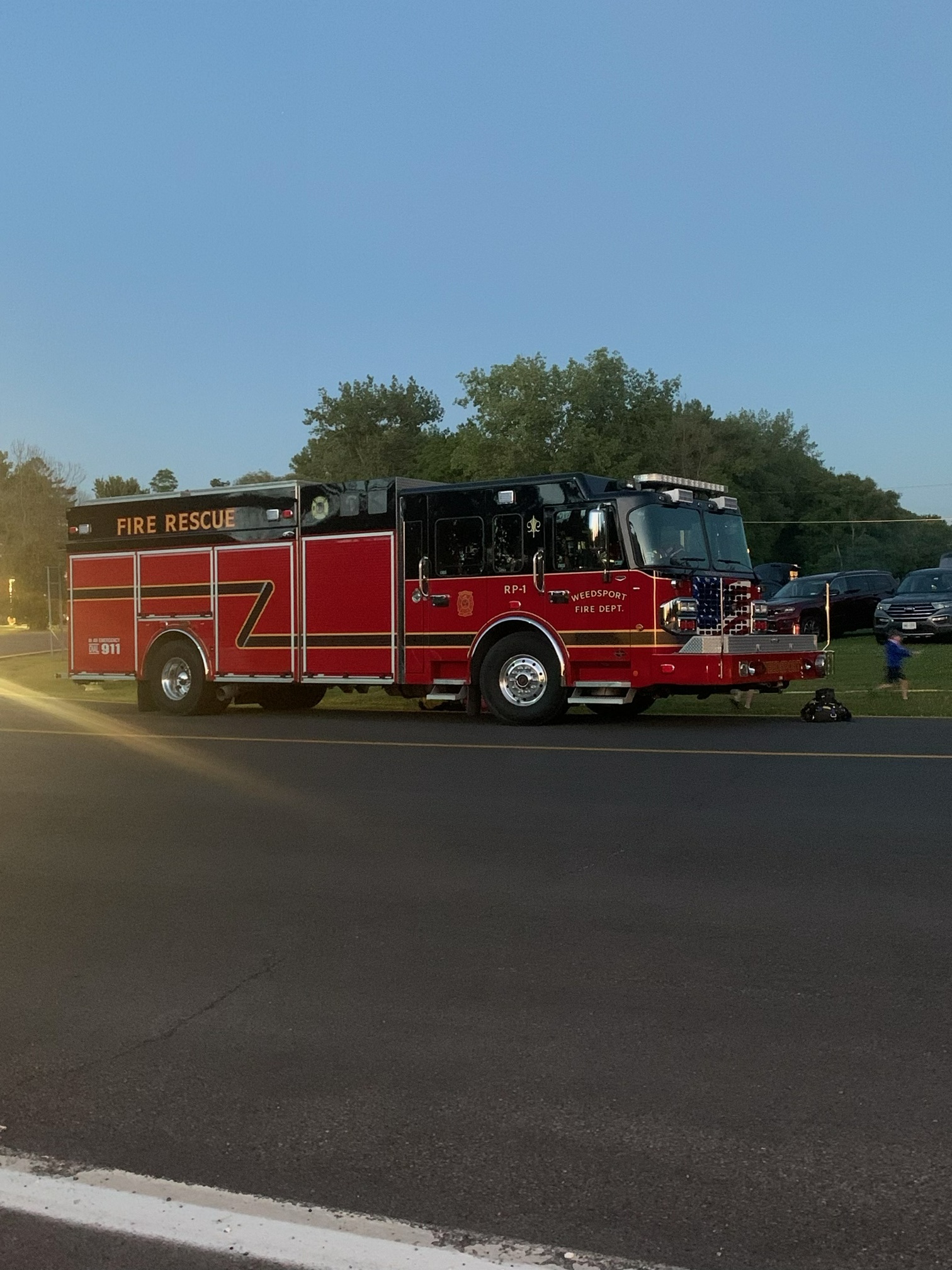 Weedsport Fire Department rescue pumper